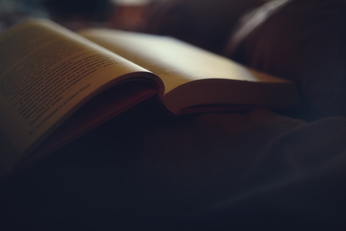 Livre ouvert dans une lumiÃ¨re douce