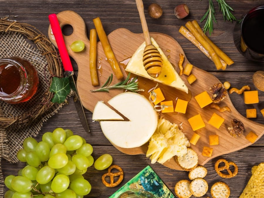 Plateau de fromages affinés